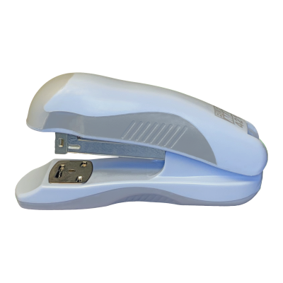 Степлер пластиковый, PASTEL, 20 л., (скобы №24, 26), 111х62х32 мм, голубой