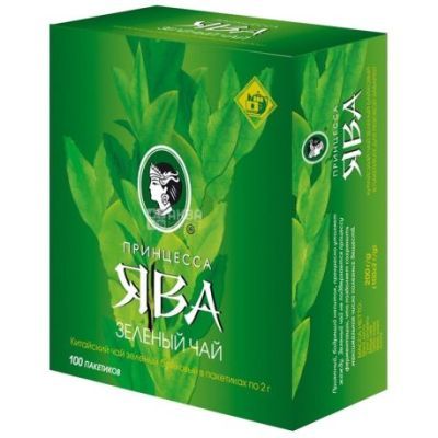 Чай Принцесса Ява, 100x2г, зеленый