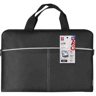 IT cумка DEFENDER (26086) Lite 15.6" черный + серый, карман