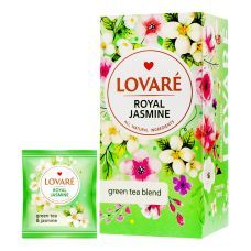 Чай Lovare Royal Jasmine 24 пакета по 2 г в индивидуальных конвертах