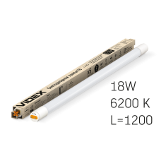 Лампа LED, 18W, 1.2M, 6200K, 220V, матова, VIDEX