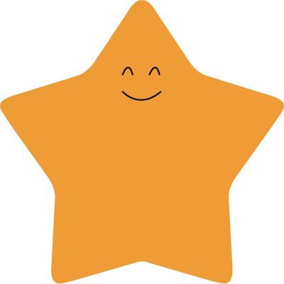 Блок бумаги с липким слоем, Star, 70х70 мм, 50 л, оранжевый