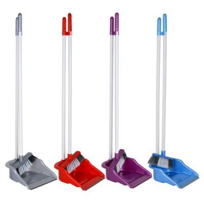 Совок для уборки + щетка Zambak Plastik 85 см (ZP84065)