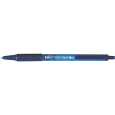 Ручка маслянная автоматическая "SOFT CLIC GRIP", с грипом, синий