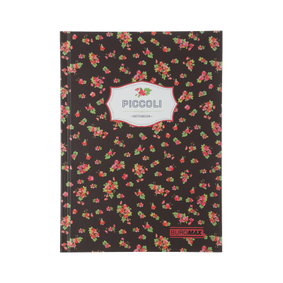 Записная книжка PICCOLI, А5, 80 арк., клетка, интегральная обложка, коричневый