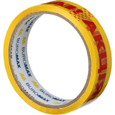 Клейкая лента канцелярская, 24 мм х 30 м, желтая с нанесением "АКЦІЯ", по 6 шт. в упаковке Клейкая лента канцелярская, 24 мм х 30 м, желтая с нанесением "АКЦІЯ", по 6 шт. в упаковке