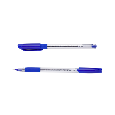 Ручка масляная SLIDE GRIP, 0,5 мм, рез. грип, трехгр.корпус, синие чернила