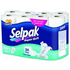 Бумага туалетная SELPAK Professional 24 рулона 2-х слойная