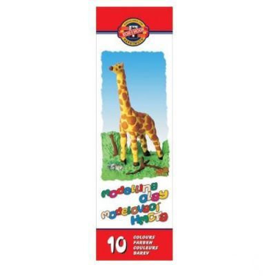 Пластилин "Жираф", картонная упаковка,, 200г., 10 цветов (131504)