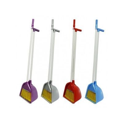 Совок для уборки + щетка большой, 21 х 28,5 см (95,5 см), ТМ Zambak Plastik (ZP84529)