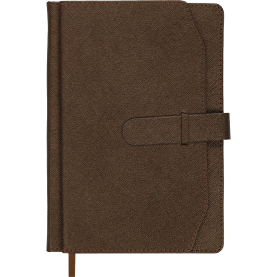 Ежедневник датированный 2021 CREDO A5 коричневый