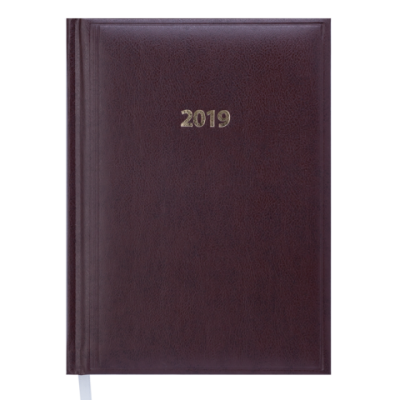 Ежедневник датированный 2021 BRAVO Soft A5 коричневый