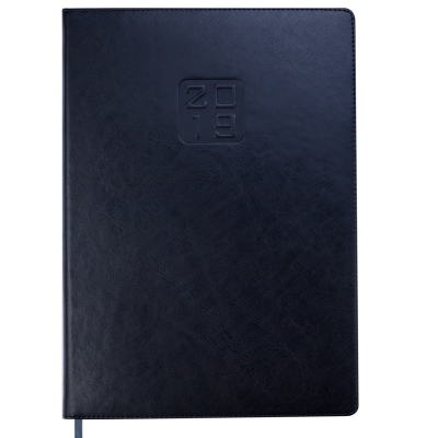 Ежедневник датированный 2021 BRAVO Soft A4 черный