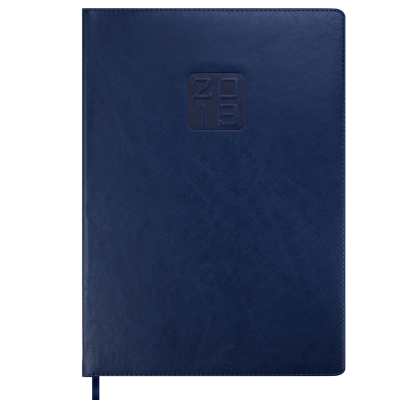 Ежедневник датированный 2021 BRAVO Soft A4 синий