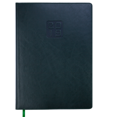 Ежедневник датированный 2021 BRAVO Soft A4 зеленый