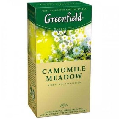 Чай травяной Greenfield в пакетиках Camomile Meadow herbal tea 1,5г х 25 (6102)