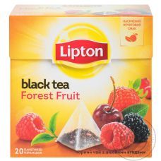 Чай черный Lipton Forest Fruit, 25х1,8г/уп