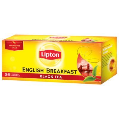Чай черный Lipton ENGLISH BREAKFAST байховый 25x2г (401)