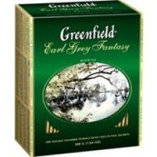 Чай черный Greenfield в пакетиках Earl Grey Fantasy 2г х100шт
