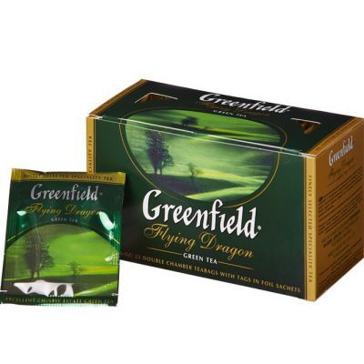 Чай зеленый Greenfield в пакетиках Flying Dragon 2г х25 шт (106108)