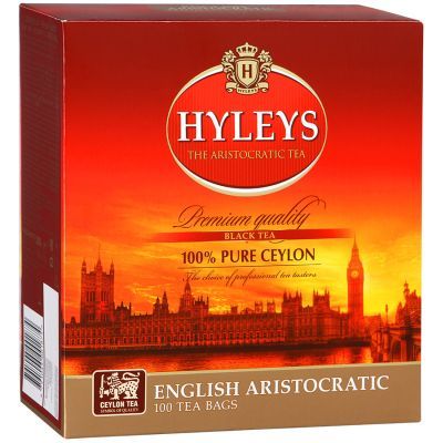 Чай Hyleys Английский аристократический 100 пакетиков по 2гр (12547)