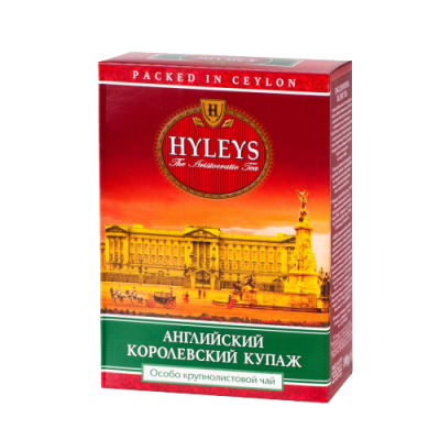 Чай Hyleys Английский, черный королевський купаж, листовой 100г (673)