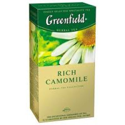 Чай травяной Greenfield в пакетиках Rich Camomile herbal tea 1,5г х 25 (6922)
