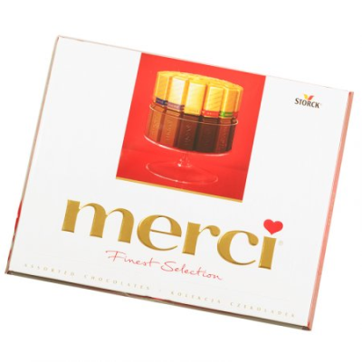 Конфеты MERCI Finest Selection - assorted chocolates  400 гр (148352)