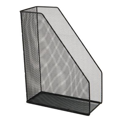 Лоток для бумаг вертикальный 100x250x320мм металл черный (2120-01-A)