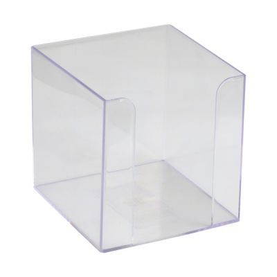 Куб для бумаги 90x90x90мм прозрачный (D4005-27)