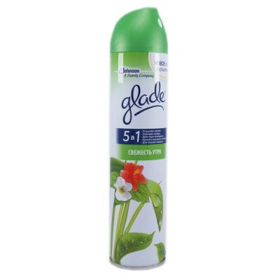 Освежитель воздуха аэрозоль Glade утренняя свежесть (GL034)