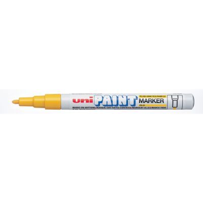 Маркер для декоративных и художественных работ uni PAINT 0.8-1.2мм желтый (PX-21.Yellow)