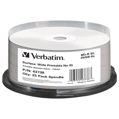 Диск VERBATIM DVD-RW 1,4Gb 2X Cake 10 pcs Printable (5663134)