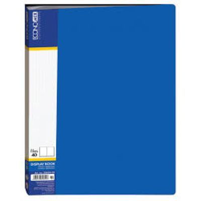 Папка А4 на 60 файлов Economix синий (E30606-02)