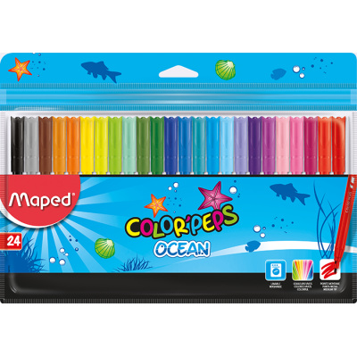 Фломастеры набор COLOR PEPS Ocean 24 цветов (MP.845722)
