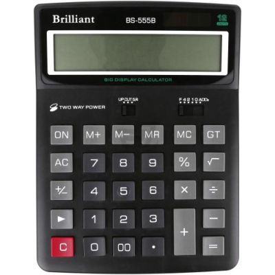 Калькулятор BS-555 12 разрядов 2-питание (BS-555)