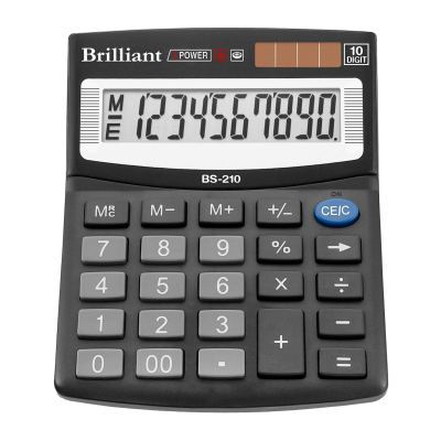 Калькулятор BS-210 10 разрядов 2-питание (BS-210)