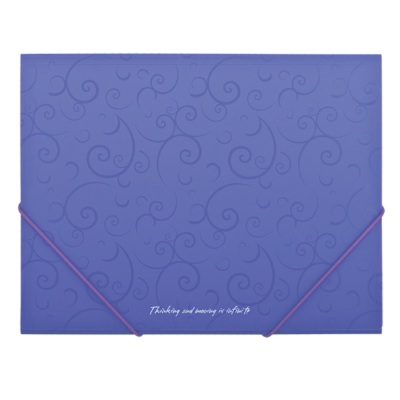 Папка на резинках А5 Barocco фиолетовый (BM.3902-07)