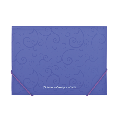 Папка на резинках А4 Barocco фиолетовый (BM.3914-07)
