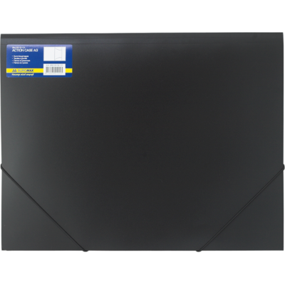 Папка на резинках А3 PROFESSIONAL черный (BM.3918-01)