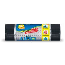 Пакет для мусора п/е 240л/5шт 120*130 многослойные, МАХ, ФБ