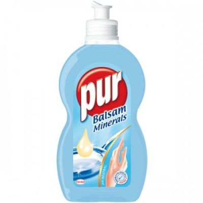 Жидкость для мытья посуды+бальзам, PUR 450мл (JP2414)