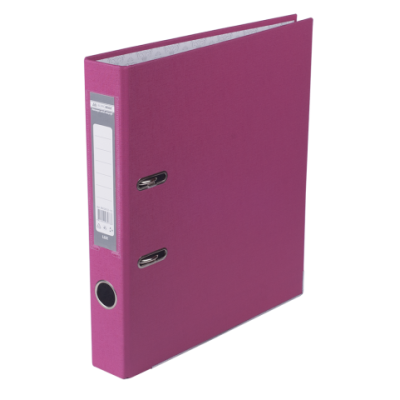 Папка-регистратор А4 односторонняя 50мм розовый сборная (BM.3012-10c)