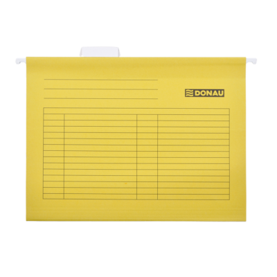 Файл подвесной А4 картон желтый (7410905-11)