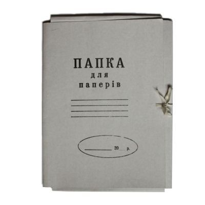 Папка А4 на завязках картон 0,35мм (BM.3335)