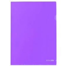 Папка-уголок А4 фактура глянец фиолетовый