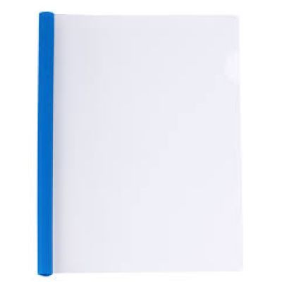 Папка А4 с планкой-прижимом 10мм 2-65л синий (E31205-02)