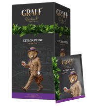 Чай чорний байховий 40г (2г*20), сашет, "Ceylon pride", GRAFF