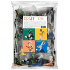 Чай зелений байховий арсорті 72г, сашет, "Assorted tea flavors" GRAFF