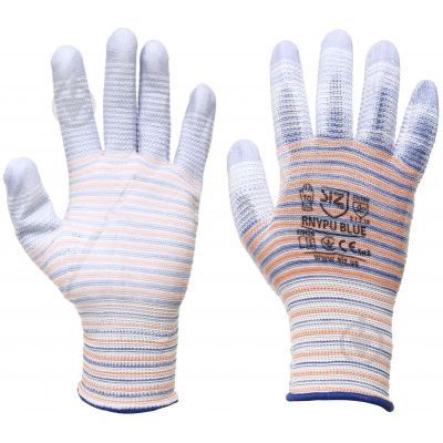 Перчатки Reis с покрытием полиуретан XL (10) RnyPu Blue